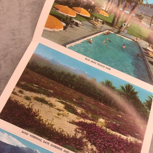 Vintage Coachella Valley CA Travel Postcard Book - Picture 5 of 8